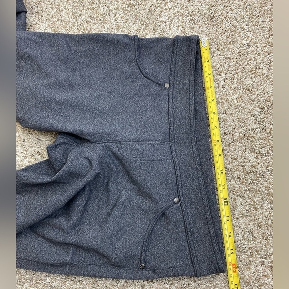 Athleta Gray Wide leg Flare Athleisure Pull on Pants W/ Pockets women’s Medium P - Picture 6 of 15